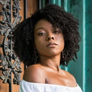 Full Afro Kinky Curly Wigs Black Synthetic Wig Side Part for Sexy Black Women US - Picture 1 of 11