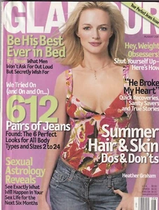 Glamour Mag Heather Graham 612 Pairs Of Jeans August 2001 101819nonr - Picture 1 of 1