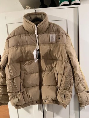 Diesel Nuevo Puffer Invierno Chaqueta Tostado L  Foto 1 de 2
