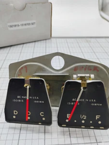 Buick 1957 AC 1501815-1518703 Amp Gas Fuel Combo Gauge NOS Made in USA - Picture 1 of 6