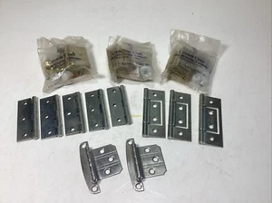 Lot NOS Vintage Cabinet Panel Door Hinges - Picture 1 of 10
