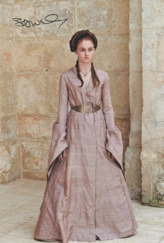 SOPHIE TURNER Signed 12x8 Photo SANSA STARK In GAME OF THRONES COA Cover