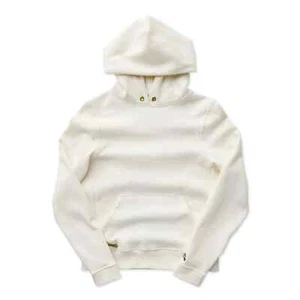 Tracksmith New England M Trackhouse Sweatshirt Hoodie off-white Reverse Weave - Bild 1 von 12