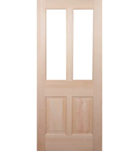 Ext Hemlock Wellsyke Door with Patterned DBL Glazing 880x1695x44mm BNIB - Picture 1 of 5