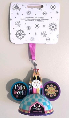 Nuevo con etiquetas Reloj Adorno Sombrero Oreja Mickey Paseo Parques Disney It's a Small World Foto 1 de 3