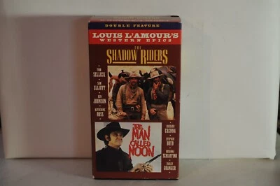 Louis L'mour's The Shadow Riders, The man called Noon, Western movie, VHS format - Image 1 of 4