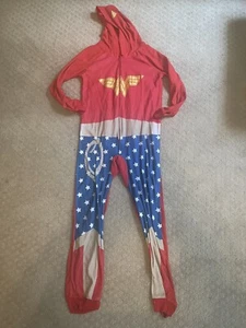Wonder Woman One Piece Night gown Size 10/12 Girls - Picture 1 of 3