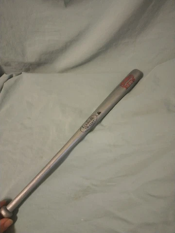 Cincinnati Reds Mini Bat Louisville Slugger 18” - Silver Vintage Cover