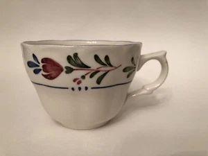 Nikko Japan Provincial Designs Avondale Red/Blue Flowers Trim TEA CUP China N02 - Picture 1 of 4