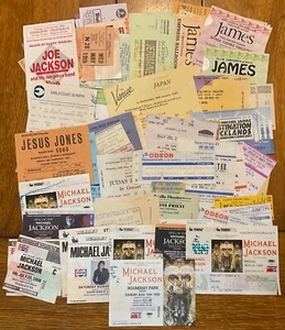 Original Concert Tickets Artists (Beginning with J) Select From Dropdown List - Imagen 1 de 92