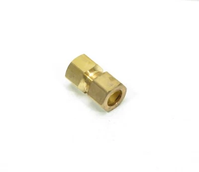 1/2 Od Compression Tube to 3/8 Npt Female Pipe Adapter Fitting Water Oil Gas - Image 1 of 4