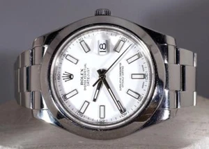 Rolex Oyster Perpetual Datejust 41 mm Orologio da uomo in acciaio inox - Foto 1 di 10