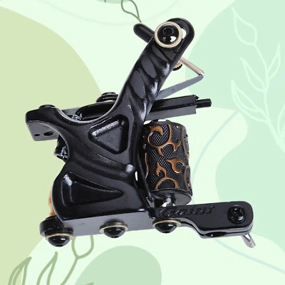 Tattoo Coil Machine Shader Liner Tattoo Machines Iron 10 Wrap Coils Black Y21 - Image 1 of 4