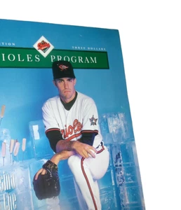 BALITMORE ORIOLES BASEBALL 1993 SECOND EDITION Progr Mike Mussina Cover Souvenir - Picture 1 of 24