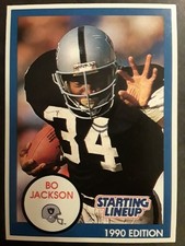 1990 Kenner Starting Lineup Bo Jackson Oakland Raiders (Blue)