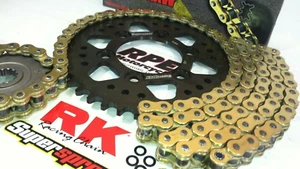2015-24 Yamaha YZF-R1 RK ZXW 520 16/41 OEM Gold Extended Chain and Sprockets Kit - Picture 1 of 4