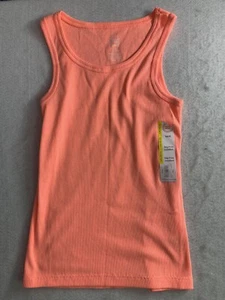Wonder Nation Girls Large 10-12 Orange Tag Free Tank Top - Picture 1 of 4