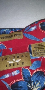 2 Hawaiian Style Short Sleeve Button Up Shirts 1 Is M.E Sport 100 % Rayon - Picture 1 of 9