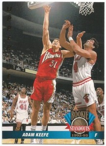 Adam Keefe Rookie Standouts Upper Deck 1992/93 NBA Basketball Card 