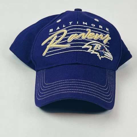 NFL Team NFL Baltimore Ravens Football Team Purple Baseball Adjustable Ball Cap Cover