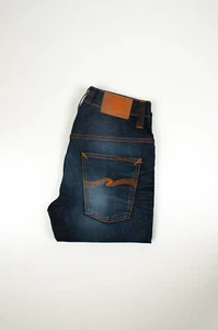 38953 Nudie Jeans Thin Finn Cloudy Steel Blue Blue Men Jeans size 31/32 - Picture 1 of 8