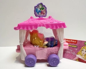 Little People Float Disney Princess Sleeping Beauty On Bed Fisher Price - Picture 1 of 4