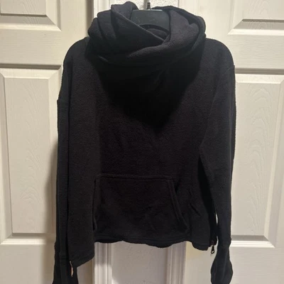 NWOT Undercover Hippie Black French Terry Sweatshirt Exaggerated Hood Size S/M - Image 1 of 4