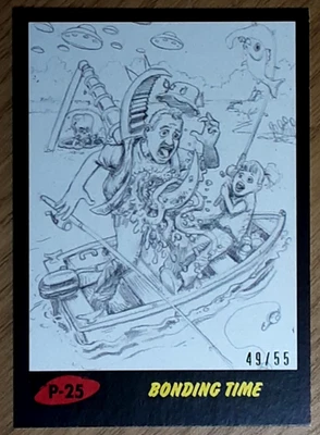 2017 Mars Attack's The Revenge Black Card P25 BONDING TIME. - Image 1 of 3