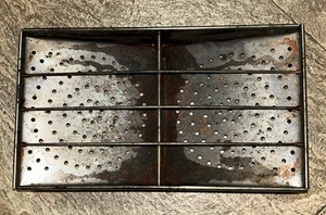 Vintage Rechteck CAMP-A-TOASTER Edelstahl Camping Toaster Kabinenwerkzeug 60er Jahre - Bild 1 von 8