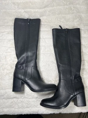 Franco Sarto Ashira Boots Black Knee Length Size 7.5 - Image 1 of 4