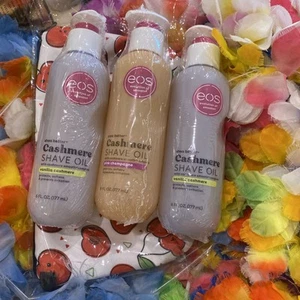 EOS Cashmere Shave Oil Vanilla Cashmere 6 fl oz🌷LOT 3🌷CHERRY M UP BAG🌷 - Picture 1 of 3