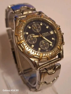 Beautiful Pulsar V657-X018 Chronograph Men's Quartz Watch - Picture 1 of 4