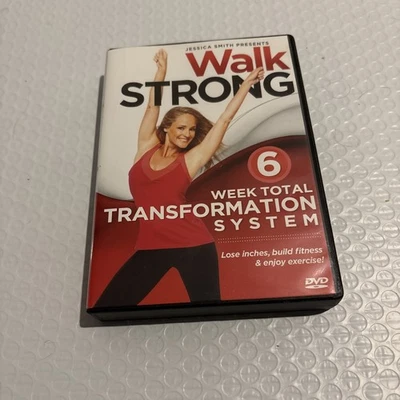 Walk Strong: 6 Week Total Transformation System (4 discs) Jessica Smith VG - Image 1 of 4