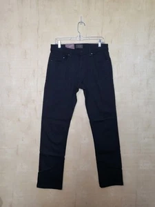Pantalones de mezclilla para hombre talla: 34x32 Jachs negros elásticos tiro medio calce recto *NUEVOS CON ETIQUETAS* - Imagen 1 de 12