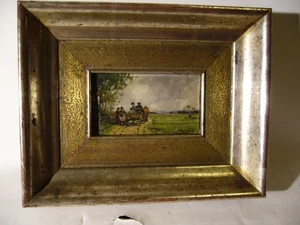 Jüdischer Maler Judaica Peter Eichhorn Bamberg Münchner Schule  Kutsche Heimkehr - Bild 1 von 12