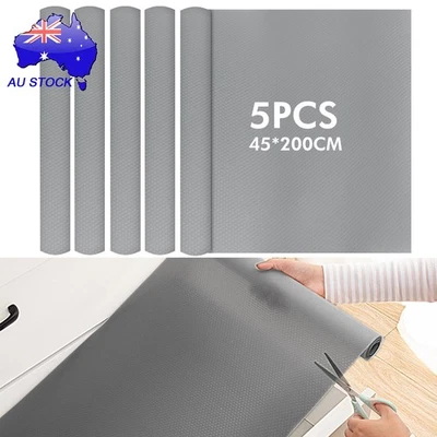 5X Non-Slip Draw Mat Shelf Liner Cabinet Storage Pad Kitchen Cupboard Drawer Mat - image 1 of 4