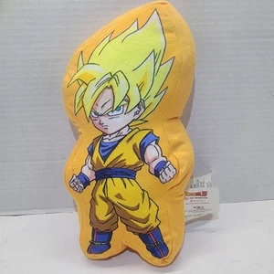 Dragon Ball Z Super Saiyan Goku Shaped Plush Pillow Cushion 10" Crunchyroll 2022 - Picture 1 of 9