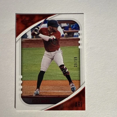 2021 Panini Absolute - Ketel Marte #43 Red /99 - Image 1 of 3