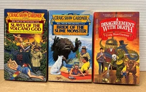 CRAIG SHAW GARDNER Vintage Paperbacks Fantasy Cineverse volcano, slime, death - Picture 1 of 10