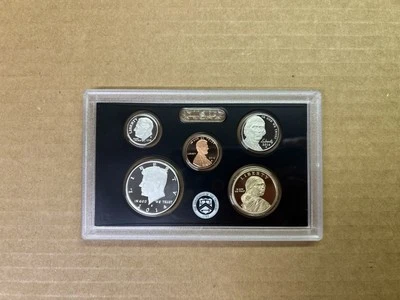 2014 S Partial SILVER PROOF Kennedy Half Dime Penny Nickel Native Dollar 5 Coins - Image 1 of 4