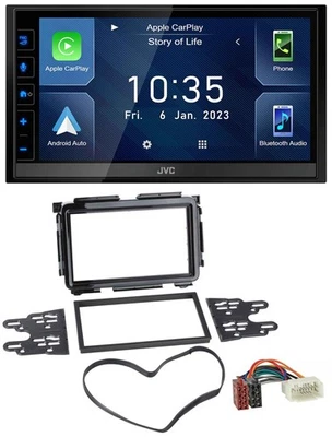 JVC DAB Bluetooth MP3 USB 2DIN Autoradio für Honda HR-V (RU, ab 2015) - Bild 1 von 4