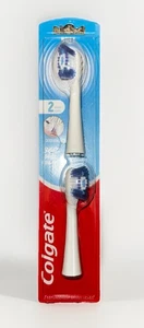 NEU VERSIEGELT Colgate 360 Schallzahnseide Spitze weiche Zahnbürste Ersatzbürstenköpfe - Bild 1 von 2