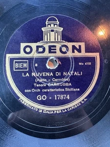 78 RPM Tenor Carrubba Sings The Novena Of Christmas & Christmas Night - Picture 1 of 2