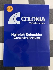 Colonia Versicherungen H. Schneider Emailschild aus dem Lager von Boos & Hahn - Bild 1 von 5