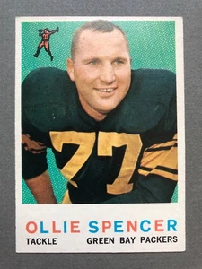 1959 Topps - Ollie Spencer #129 senza prezzo di riserva *TTC CARDS* - Foto 1 di 2