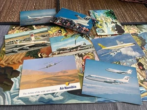 cartoline emesse compagnie aeree straniere lotto di 8 -SAS/Eth./JAL/MSA+ - Foto 1 di 4