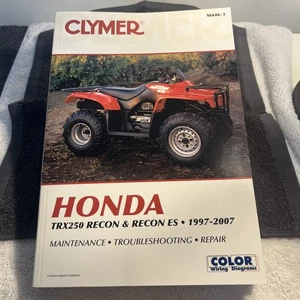 Clymer Manual M446-3 Honda TRZ250 & Recon ES 1996-2007 Maintenance - Picture 1 of 9