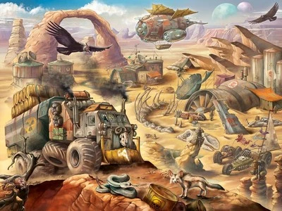 Ravensburger Welcome to the Wasteland Jigsaw Puzzle (1500 Pieces) - Image 1 of 2