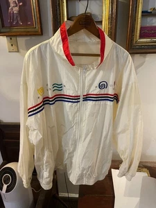 Vintage 1970s TFC Zipper No Tag Disco Wind Breaker Jacket Medium - Picture 1 of 7