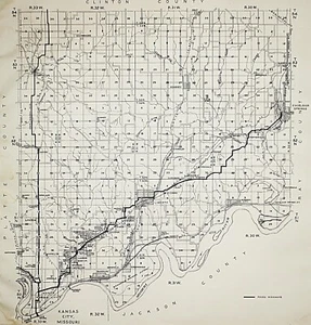 1925 Kansas City Missouri Atlas Plat Map RARE Color Lithograph Plate #220 & 221 - Picture 1 of 4